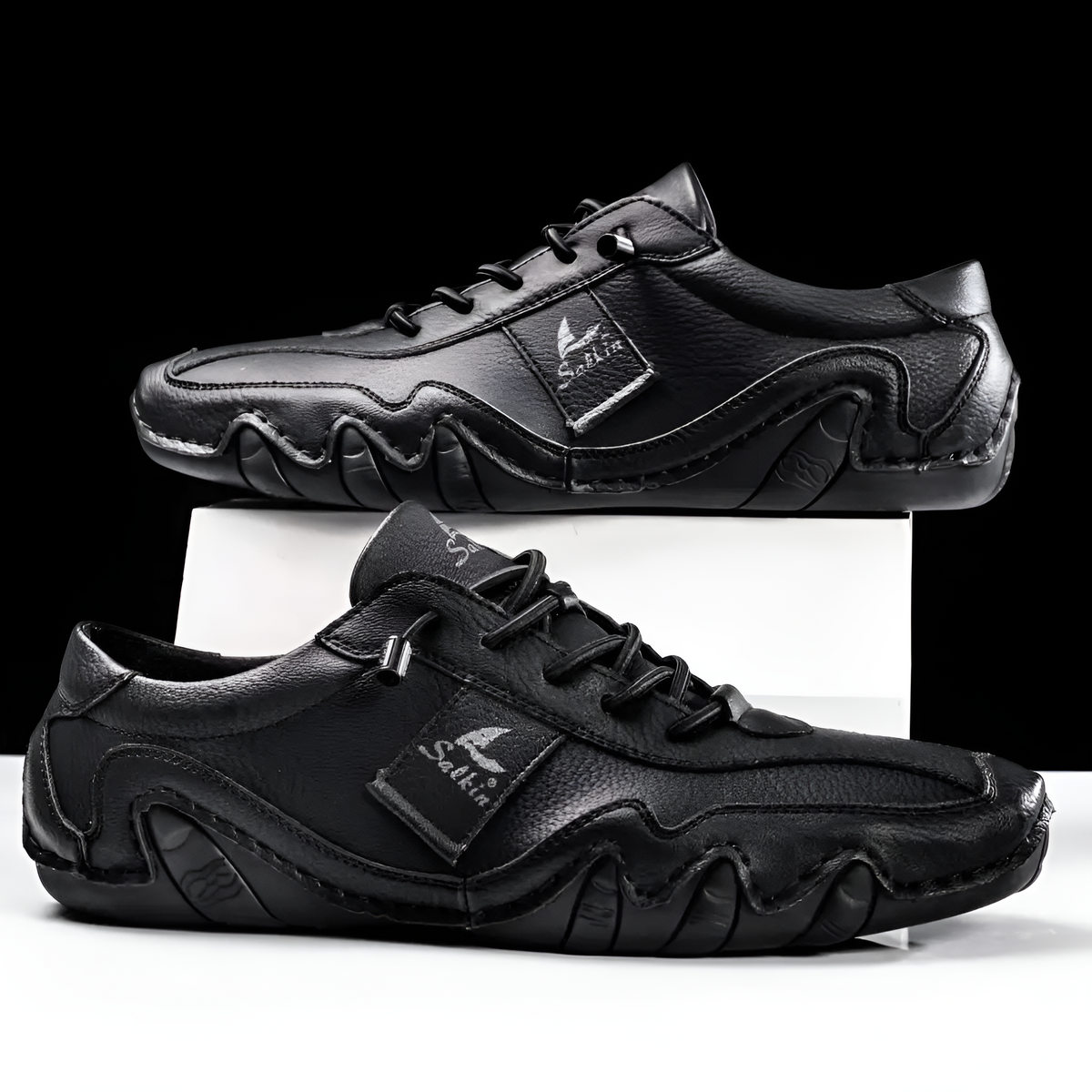 Leren sneakers Halden