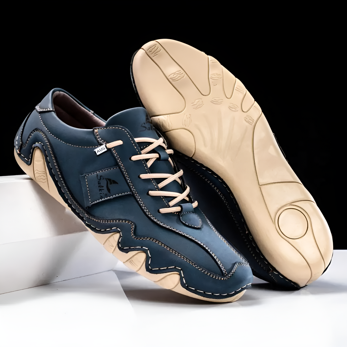 Leren sneakers Halden