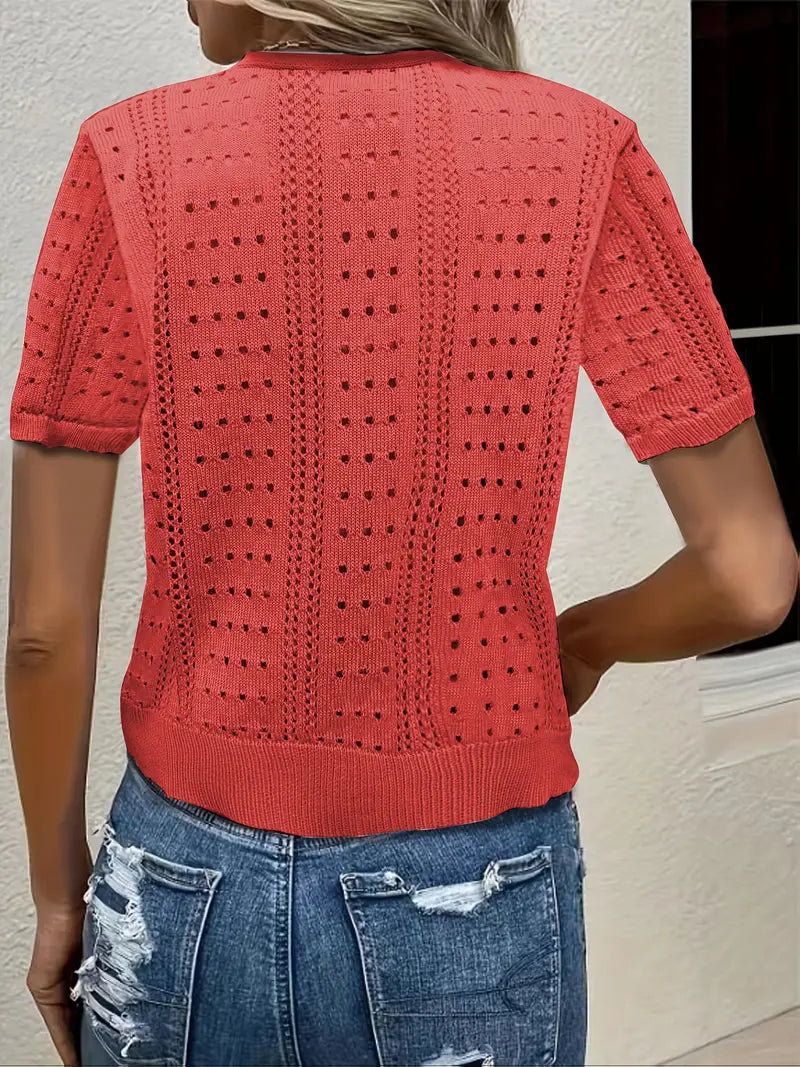 Gebreid vest Elena Hollow