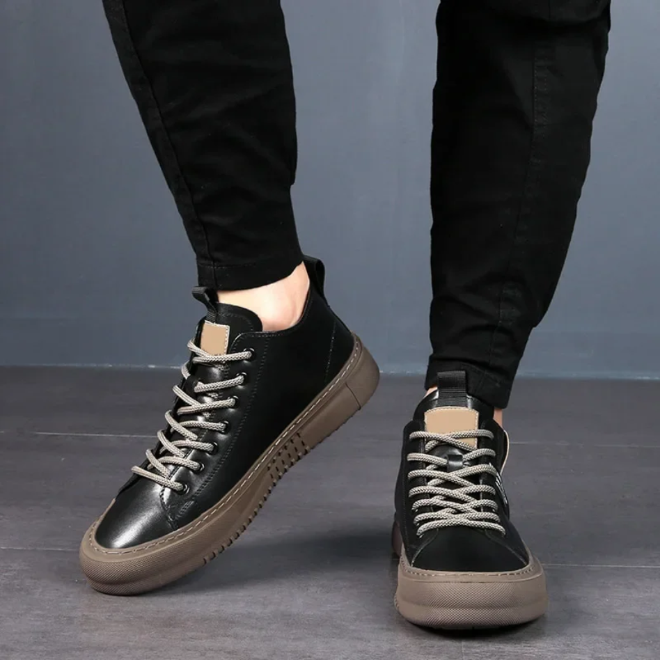 Leren sneakers Sinclair