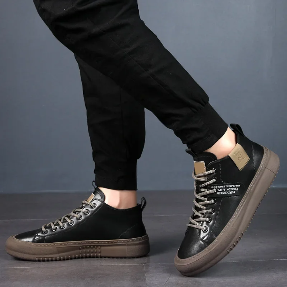 Leren sneakers Sinclair
