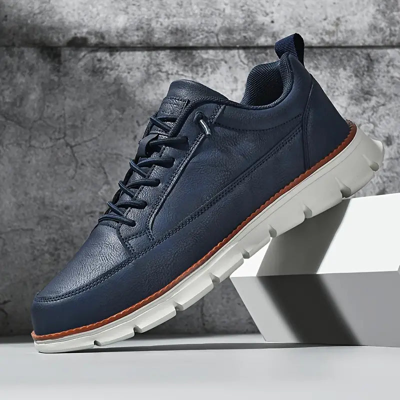 Leren sneakers Leo Crafted