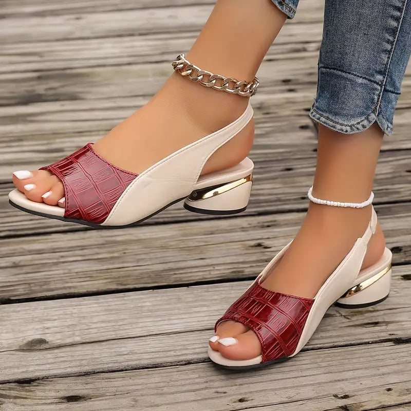 Leren sandalen Dalton Cushioned