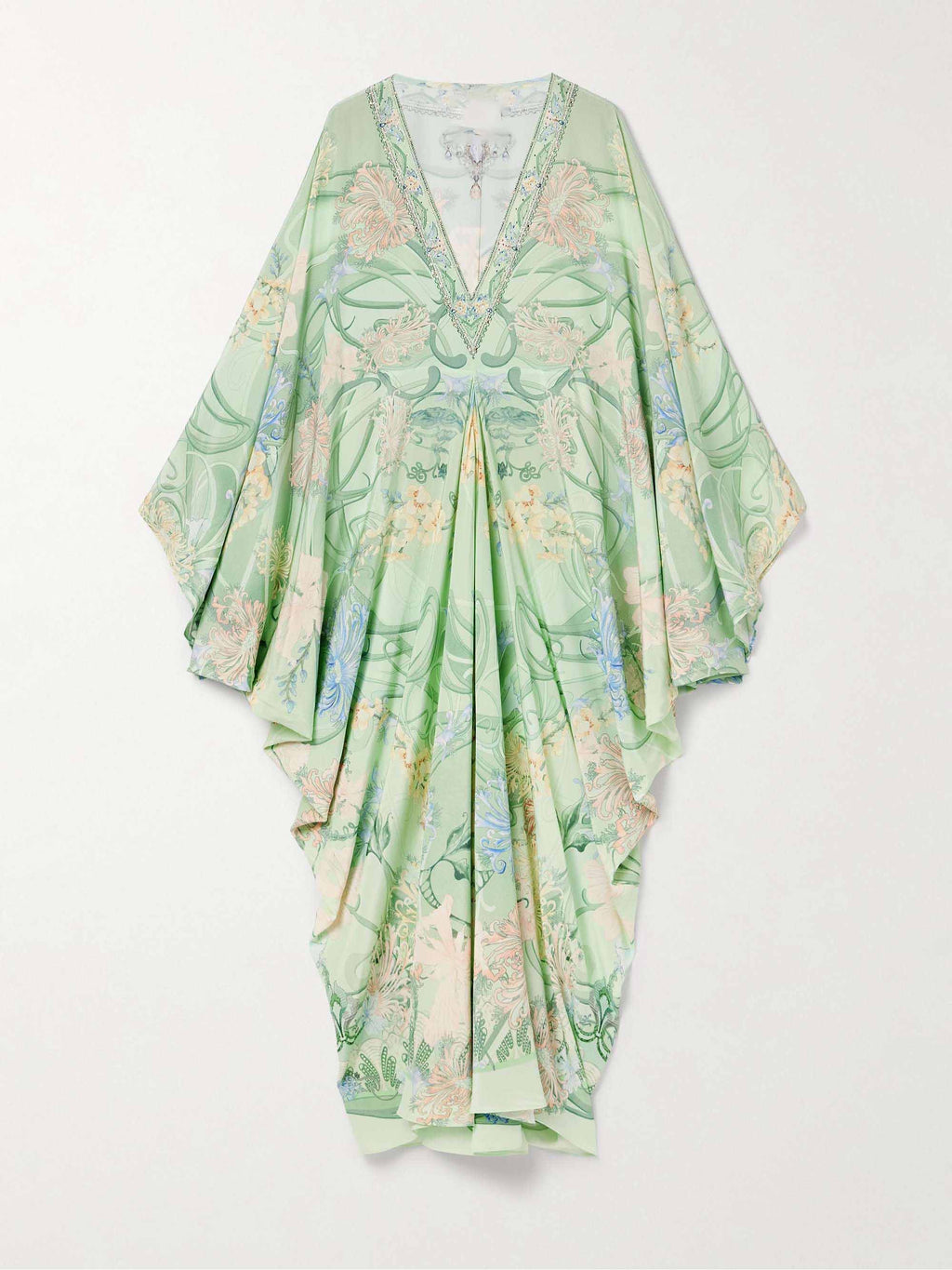 Oversized midi-jurk met bloemenprint Unique