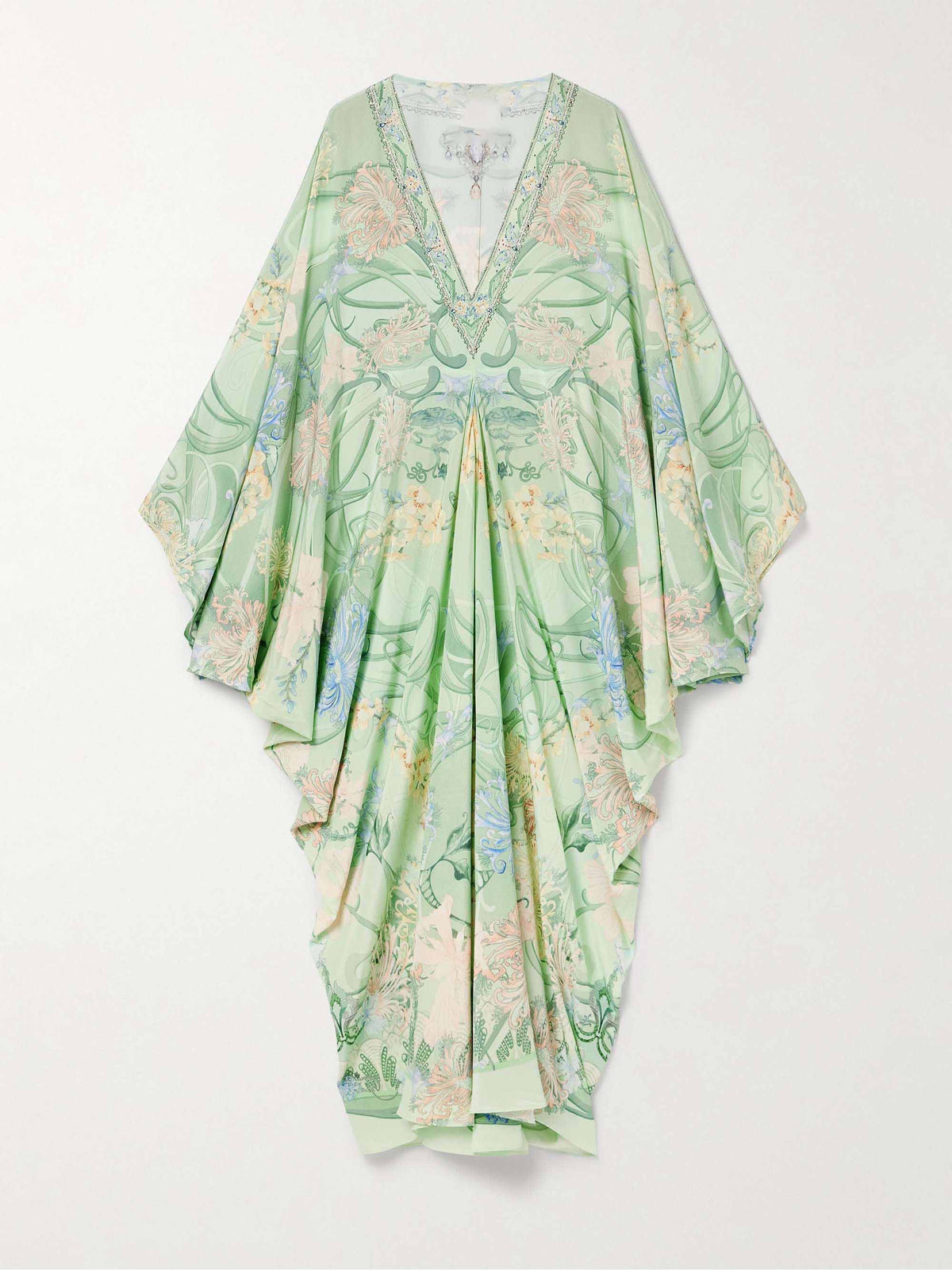 Oversized midi-jurk met bloemenprint Unique
