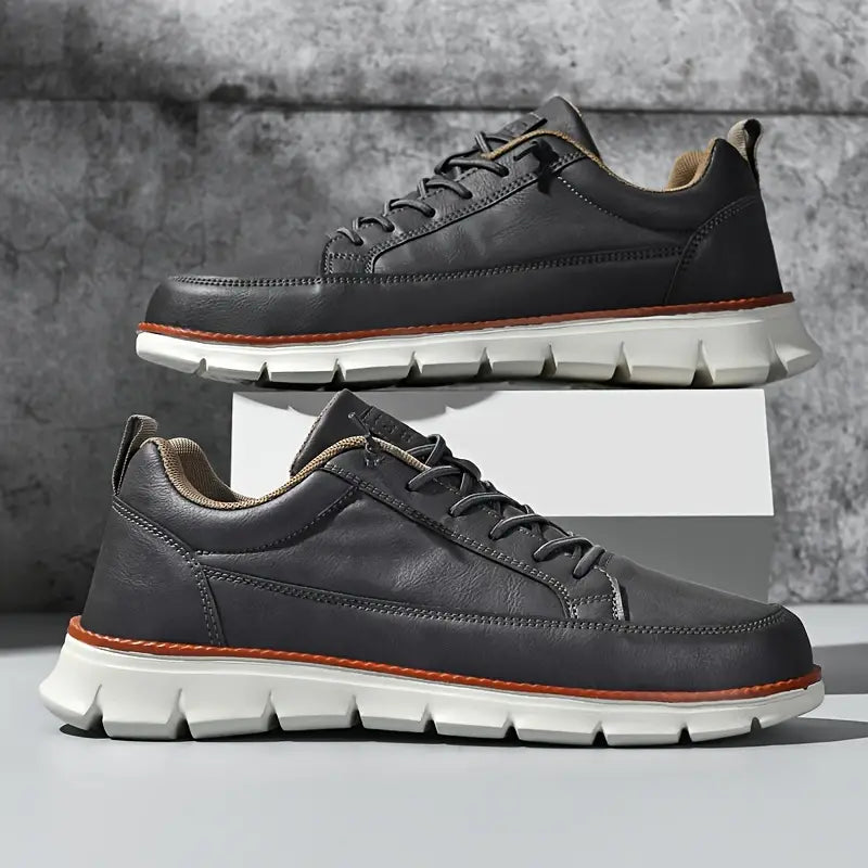 Leren sneakers Leo Crafted