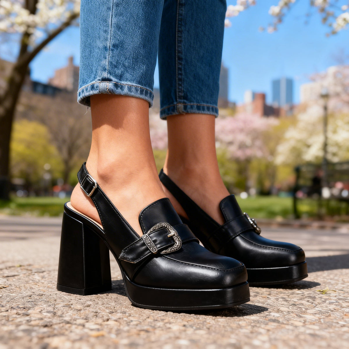 Schoenen met hak Ridley Slingback