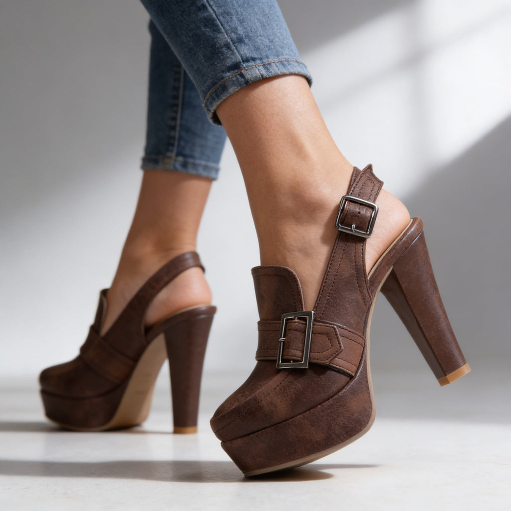 Plateauschoenen met hak Florence