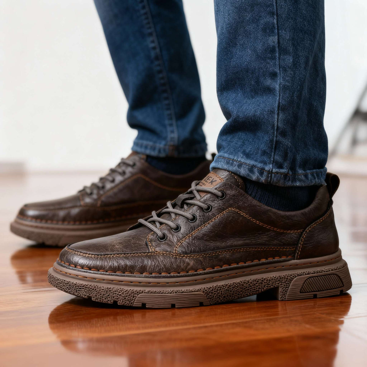 Leren sneakers Brendan