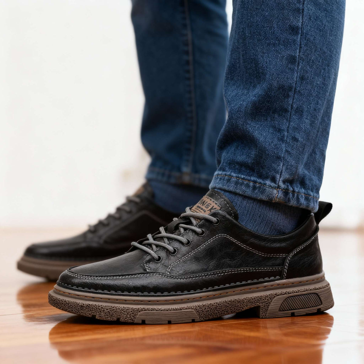 Leren sneakers Brendan