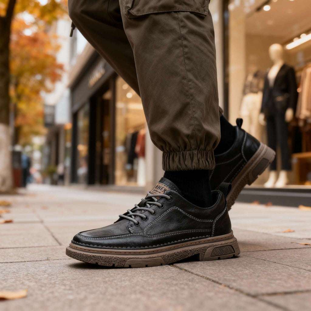 Leren sneakers Brendan