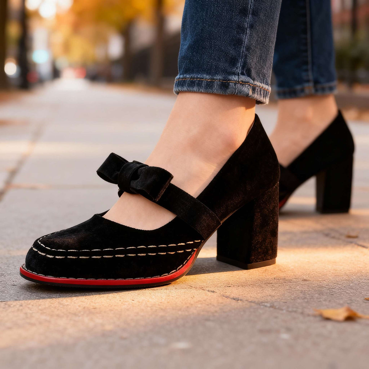 Fluwelen loafers Marlowe