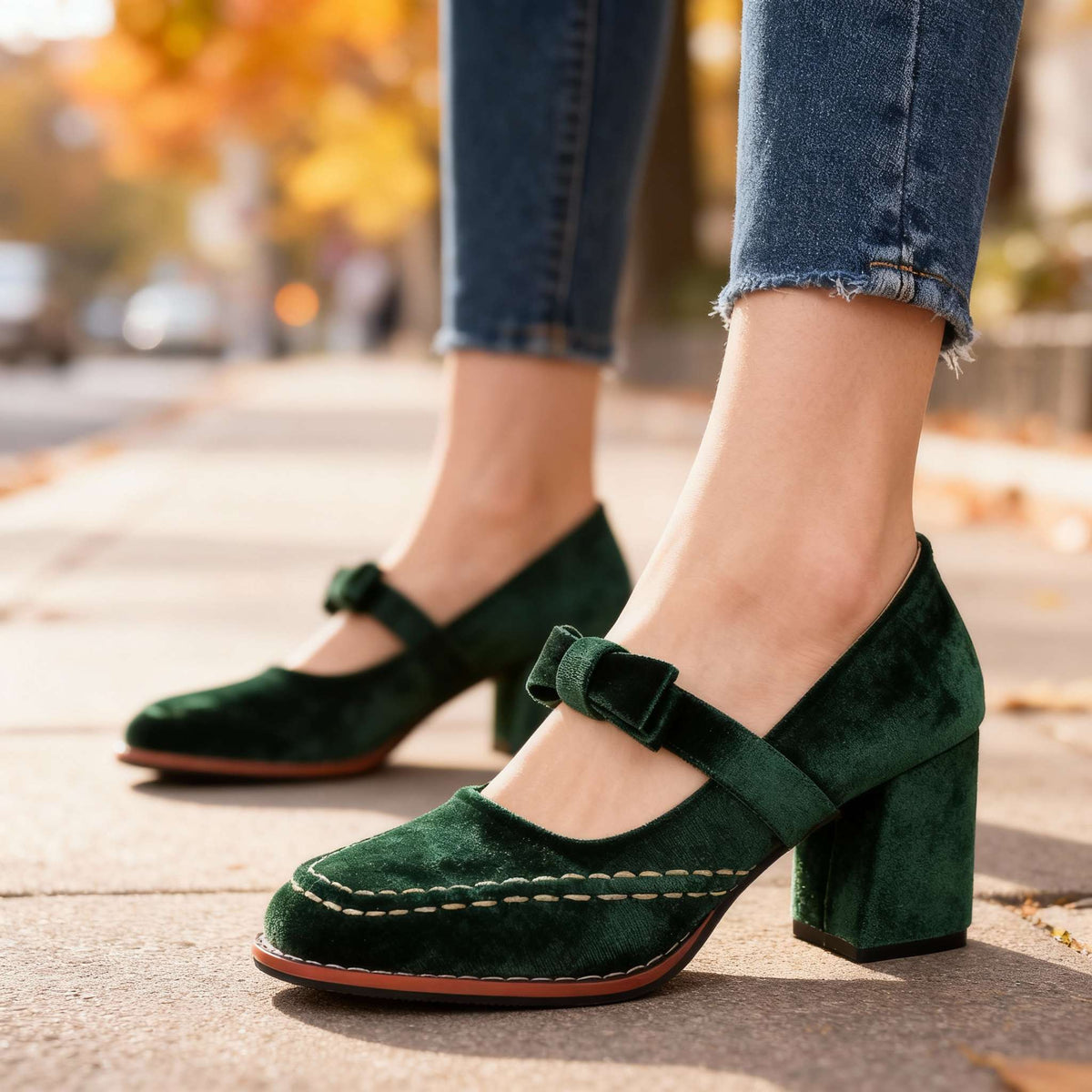 Fluwelen loafers Marlowe