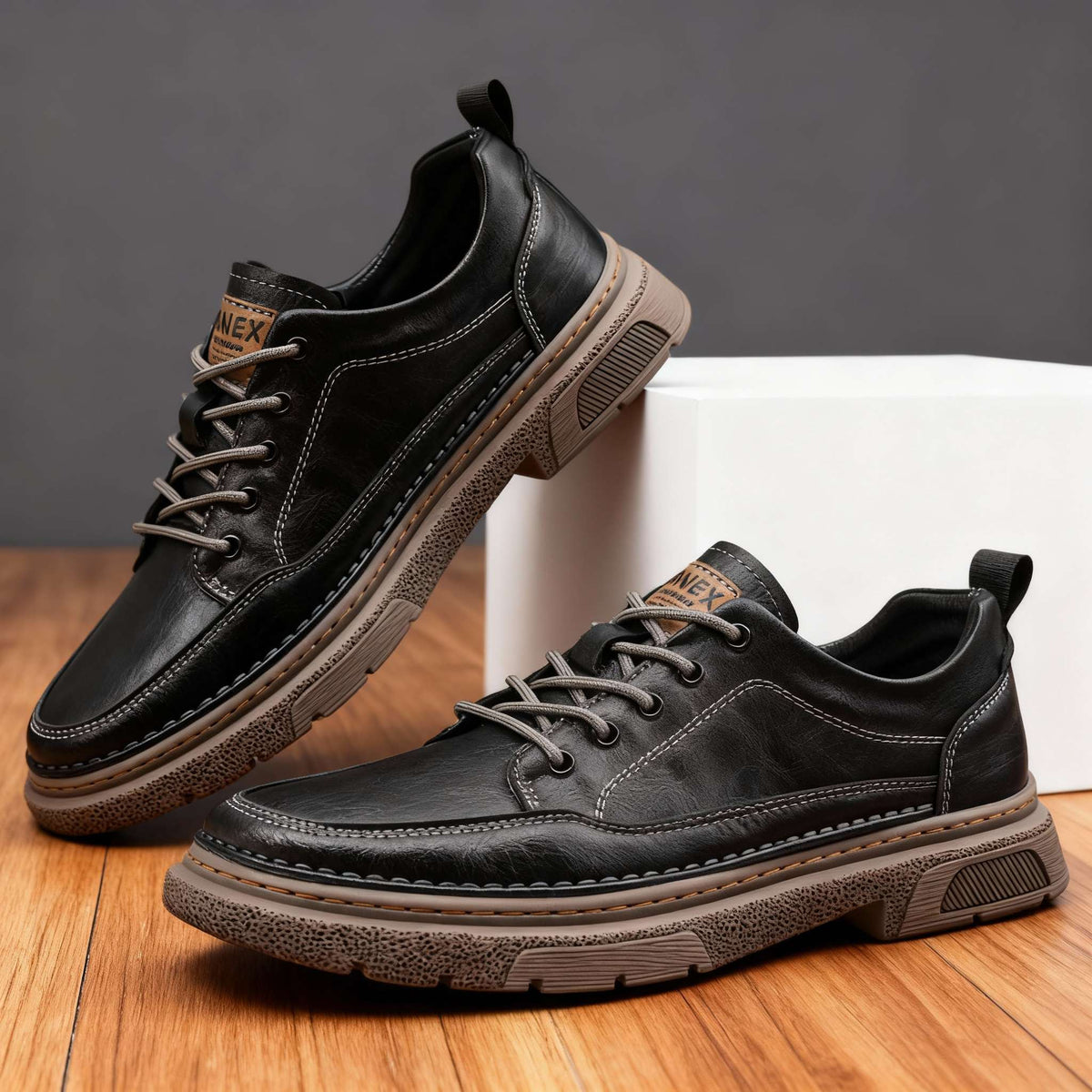 Leren sneakers Brendan