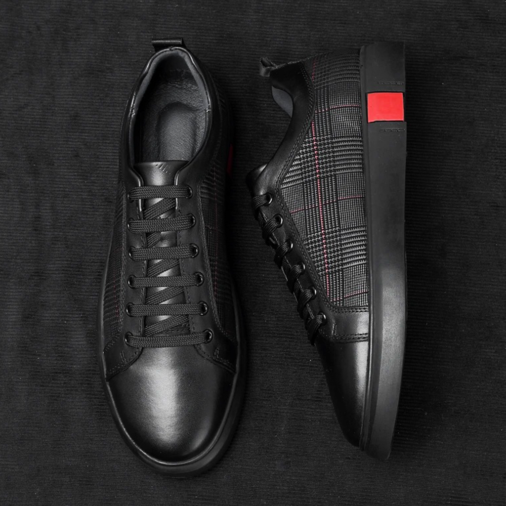 Handgemaakte leren sneakers Lucca