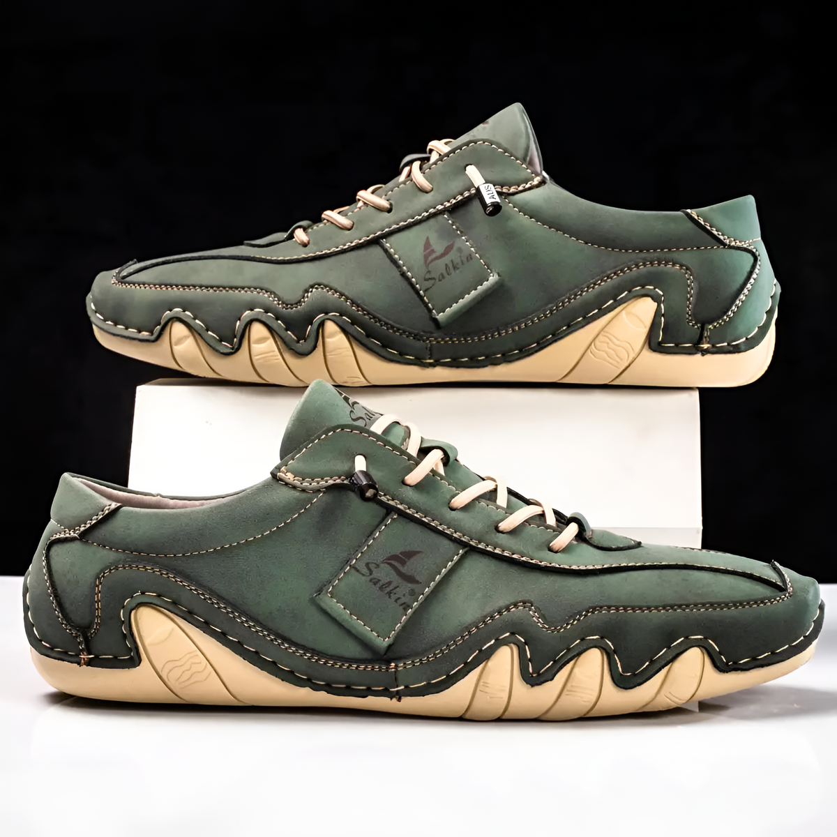Leren sneakers Halden