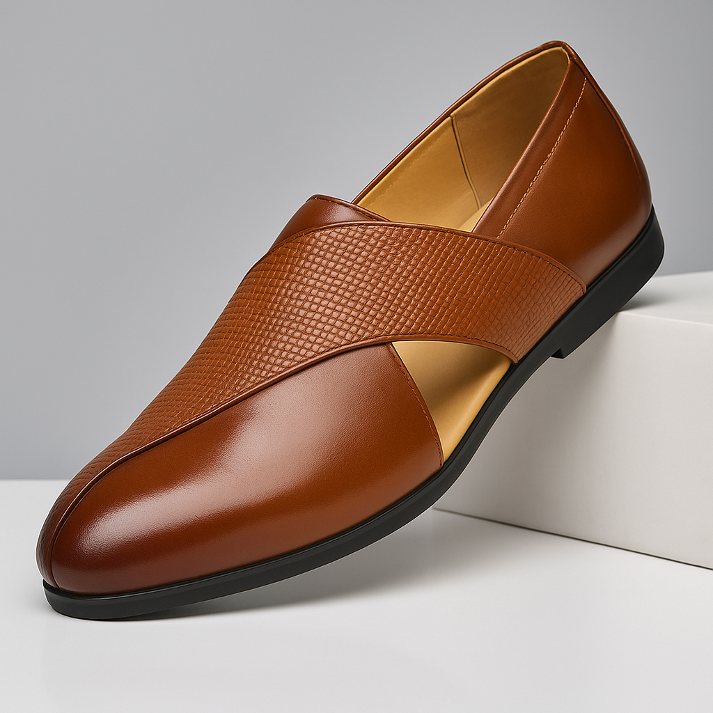 Leren loafers Oscar