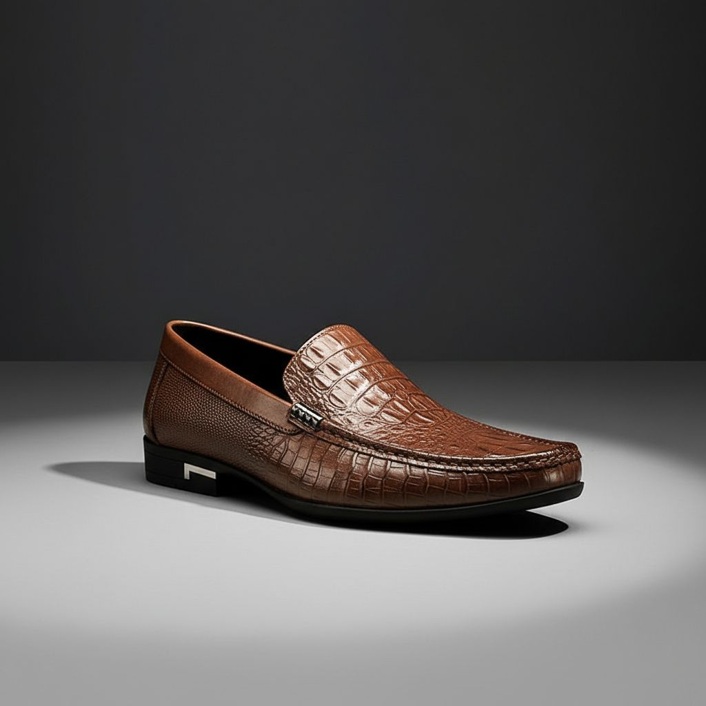 Leren loafers Ashford