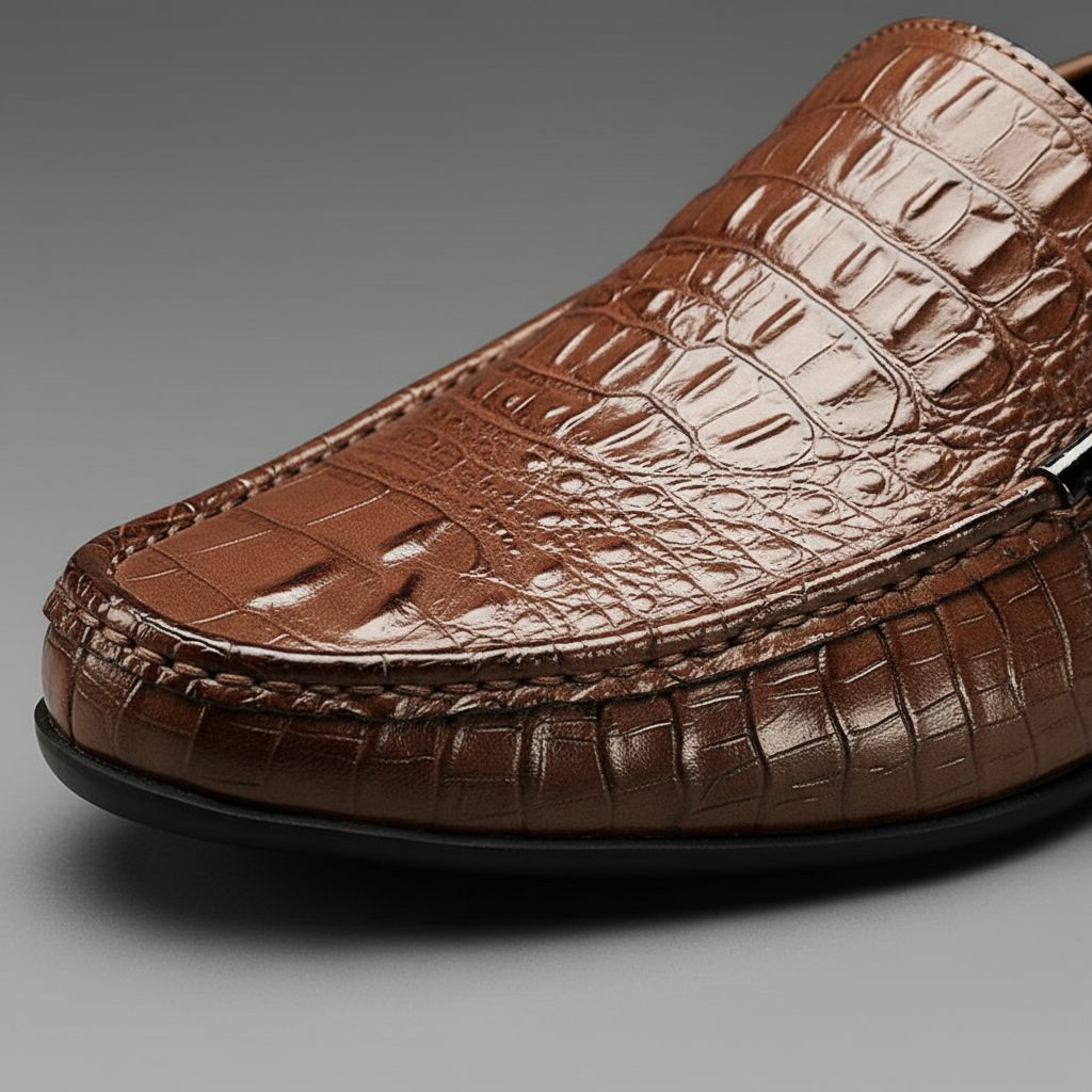 Leren loafers Ashford