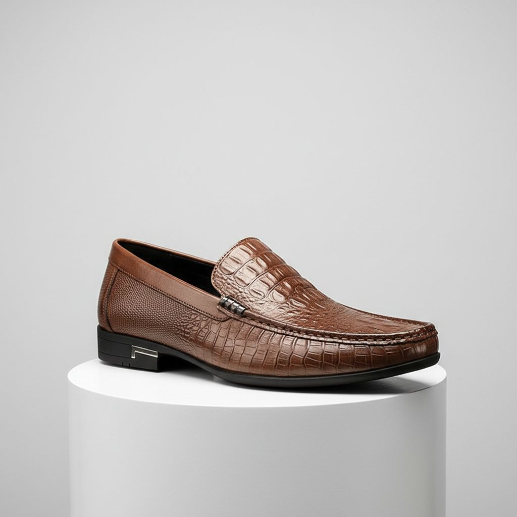 Leren loafers Ashford