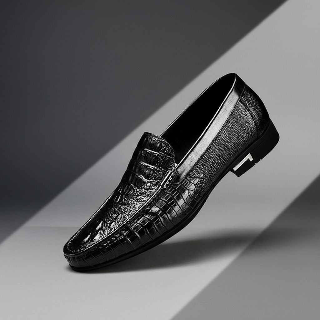 Leren loafers Ashford