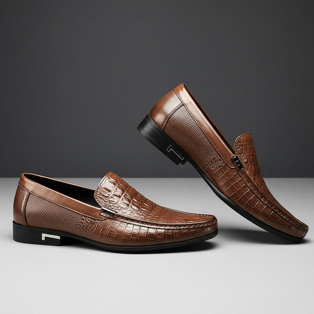 Leren loafers Ashford