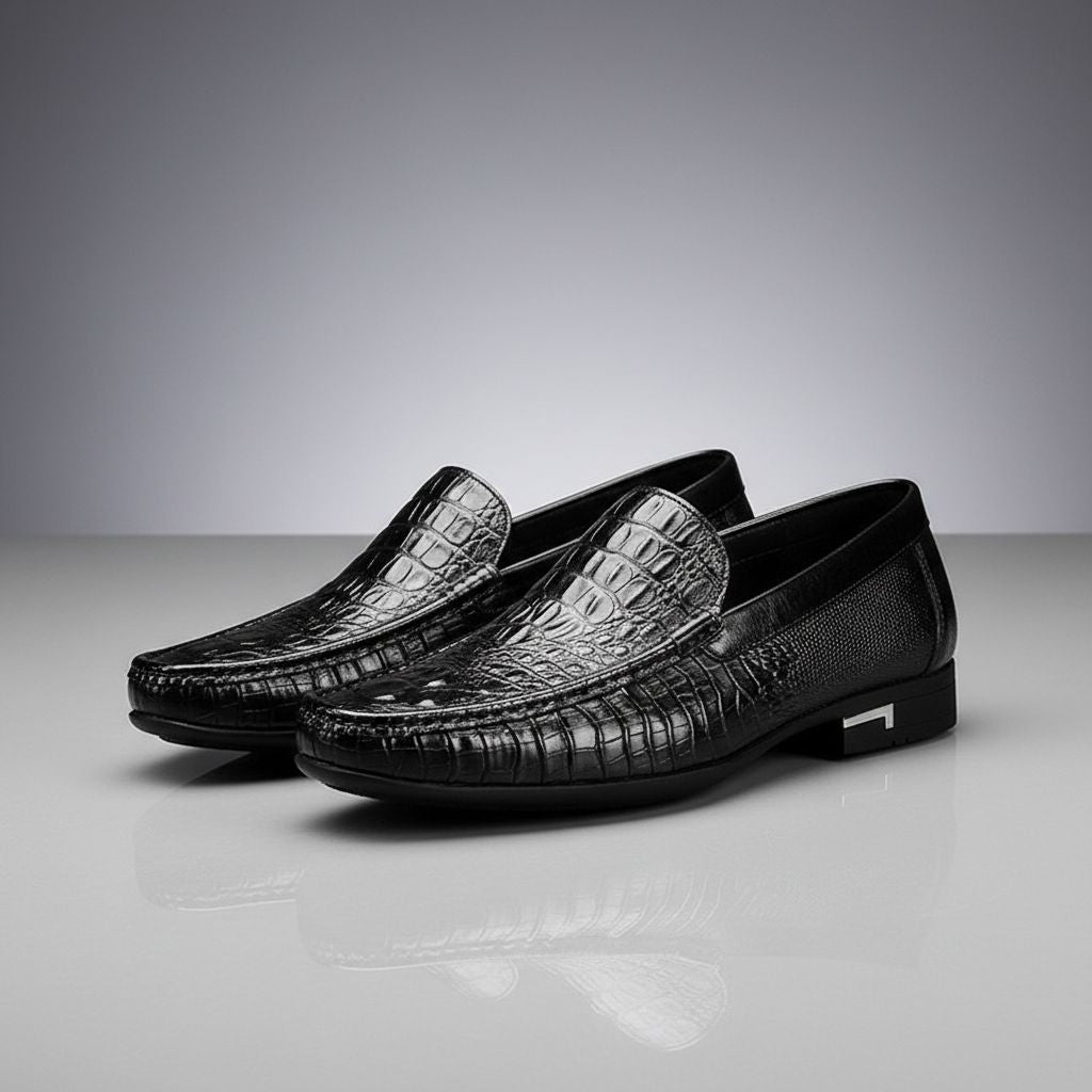 Leren loafers Ashford