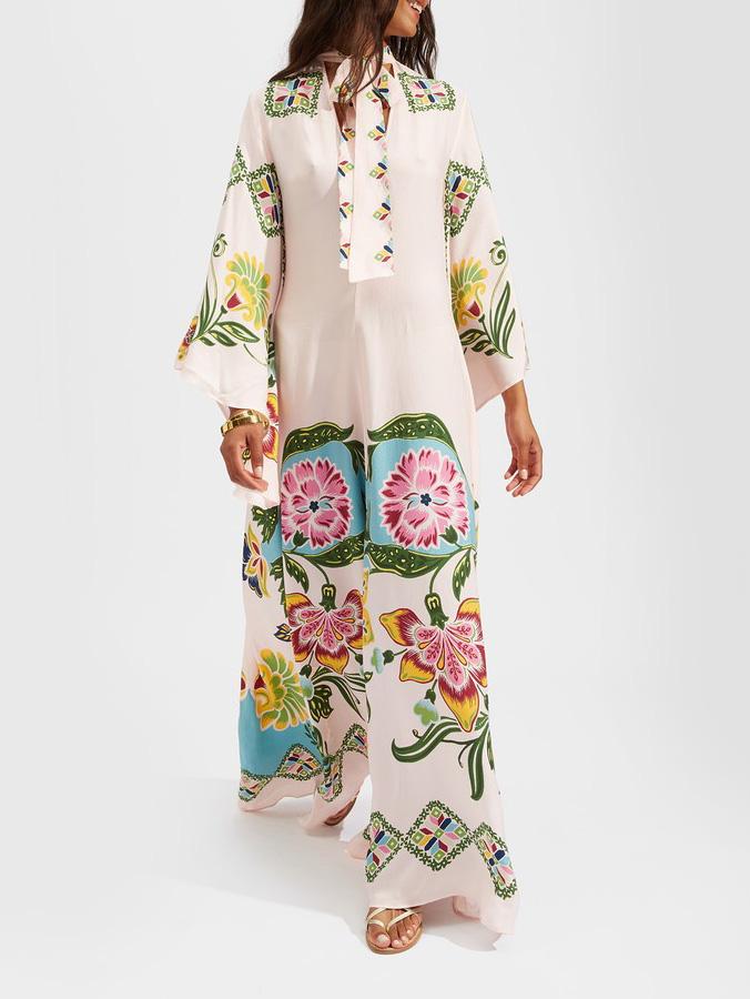 Maxi-jurk met bloemenprint Exquisite Sunshine