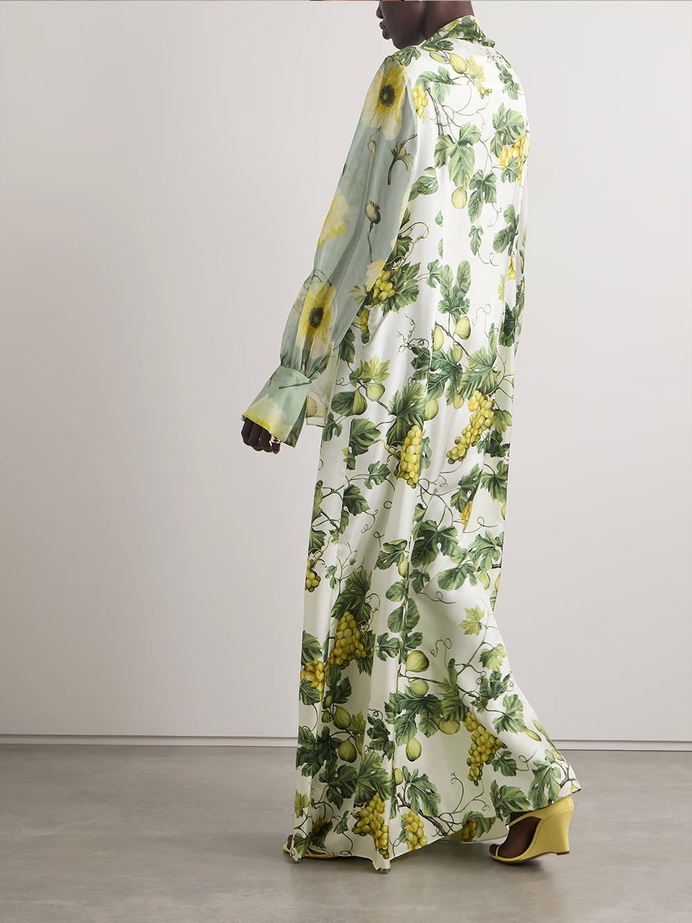 Maxi-jurk met bloemenprint Delicate
