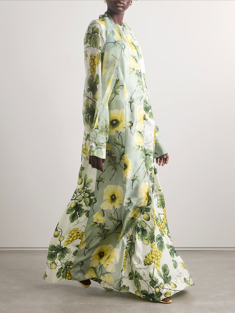 Maxi-jurk met bloemenprint Delicate