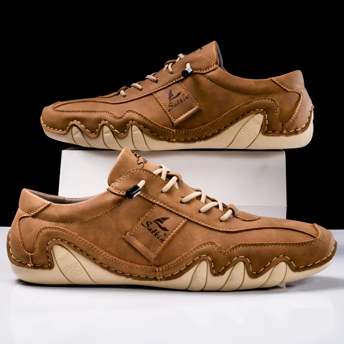 Leren sneakers Halden