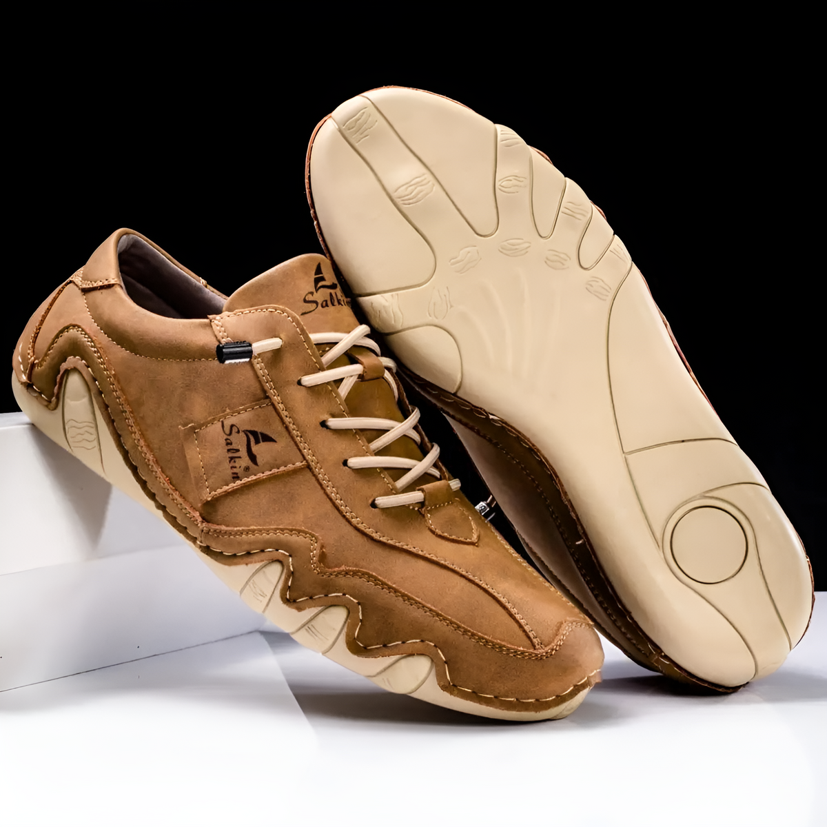 Leren sneakers Halden