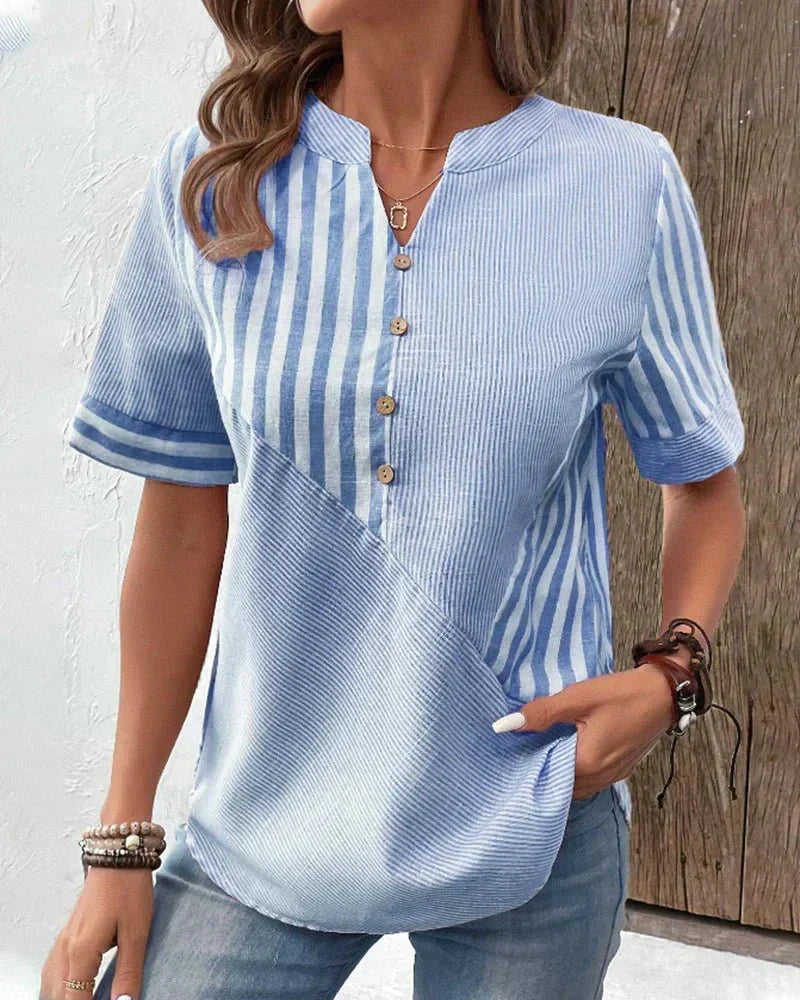 Gestreepte blouse Anya