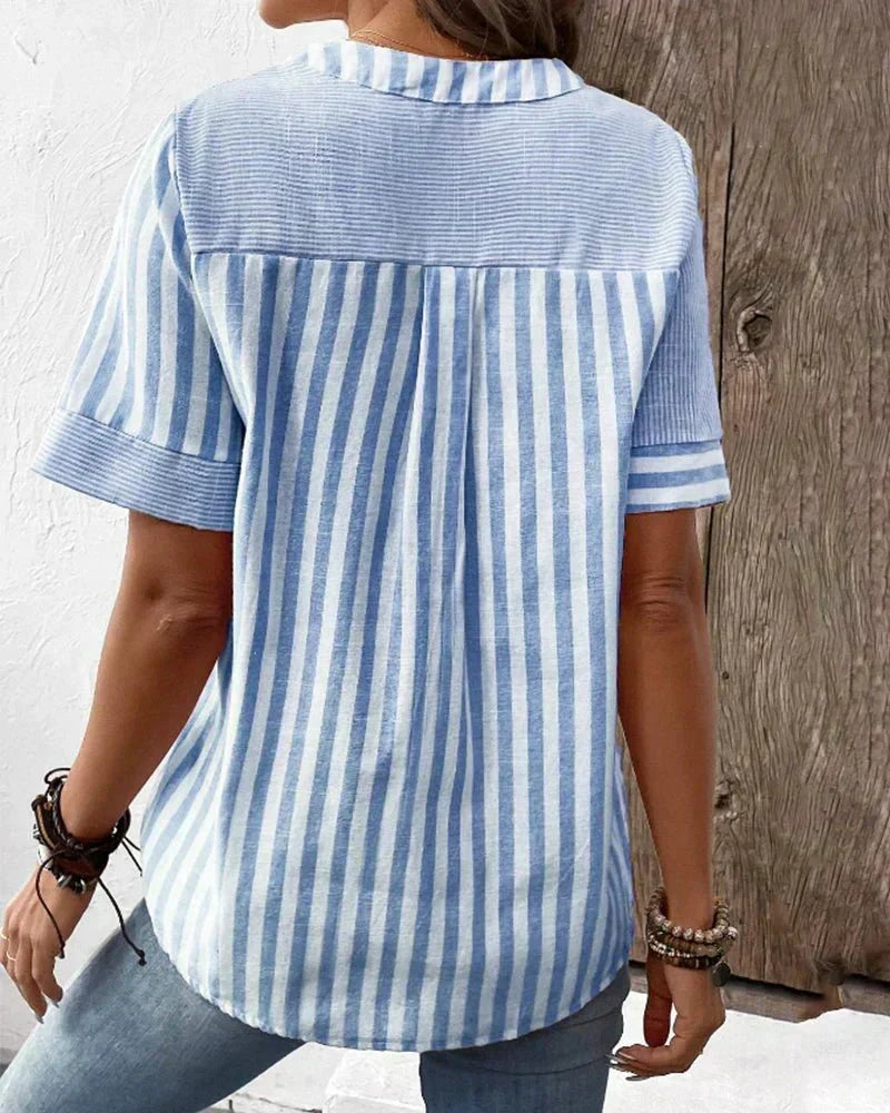 Gestreepte blouse Anya