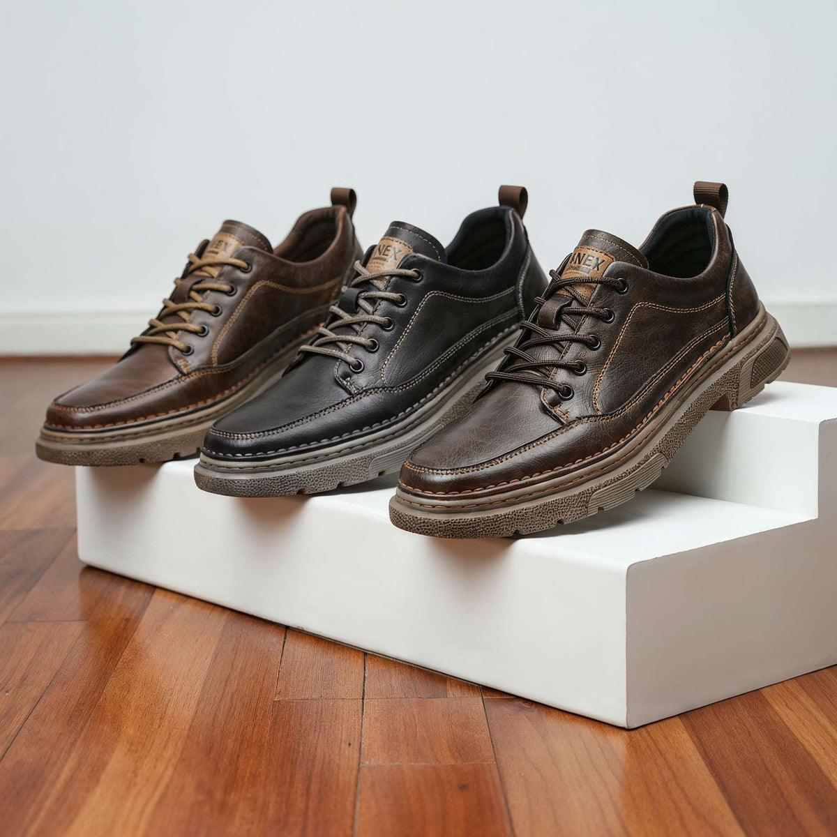 Leren sneakers Brendan