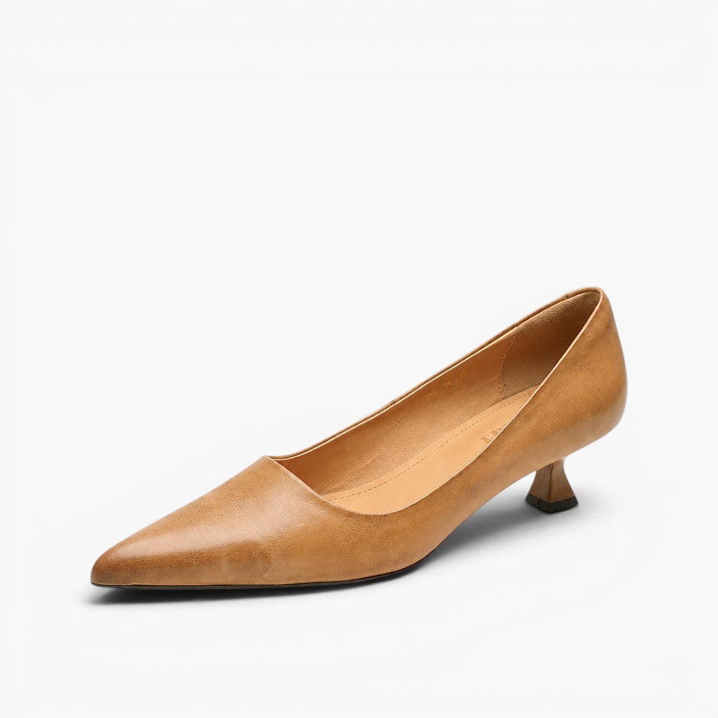 Leren schoenen met hak Noah Sculpted