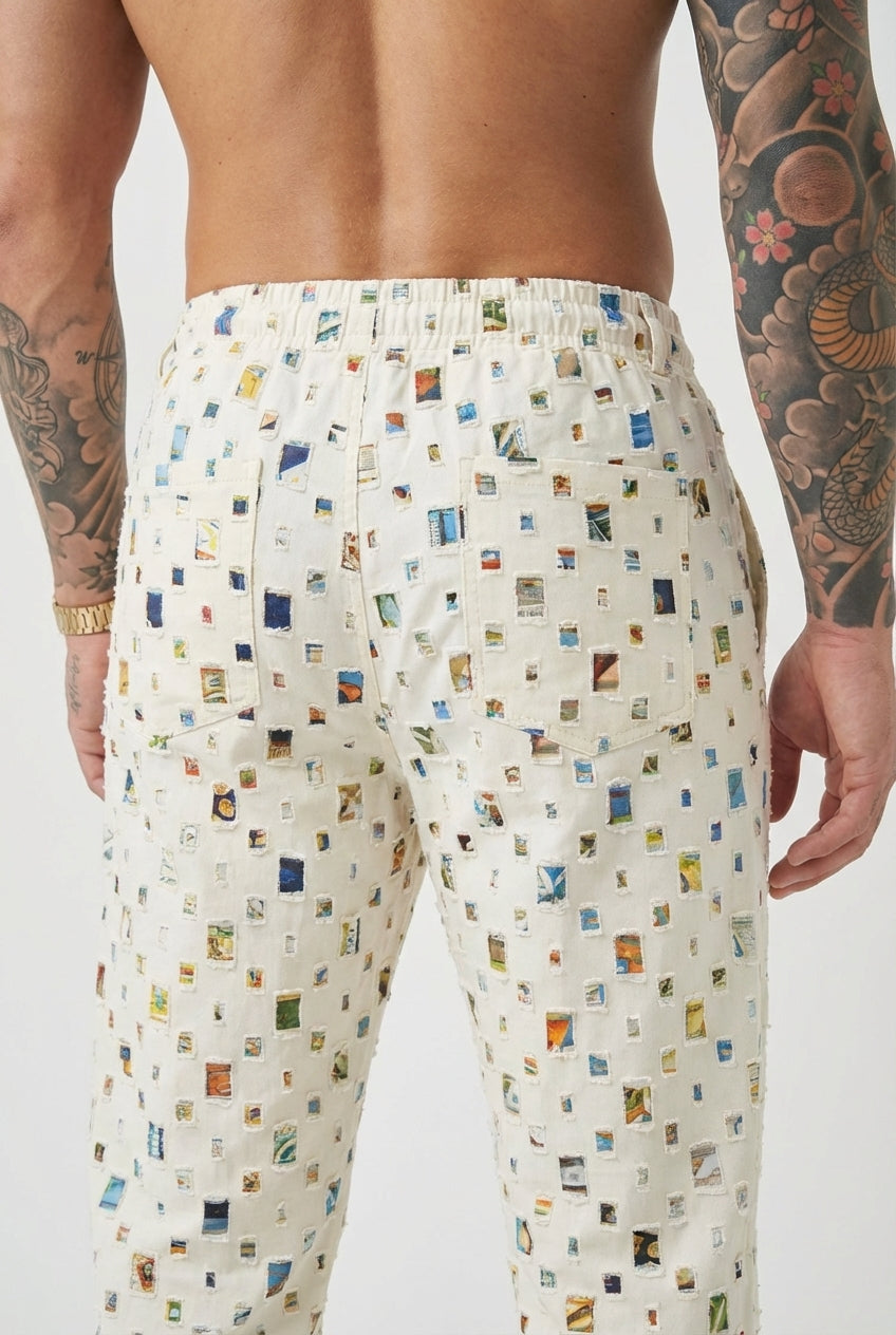 Broek Mosaic Straight