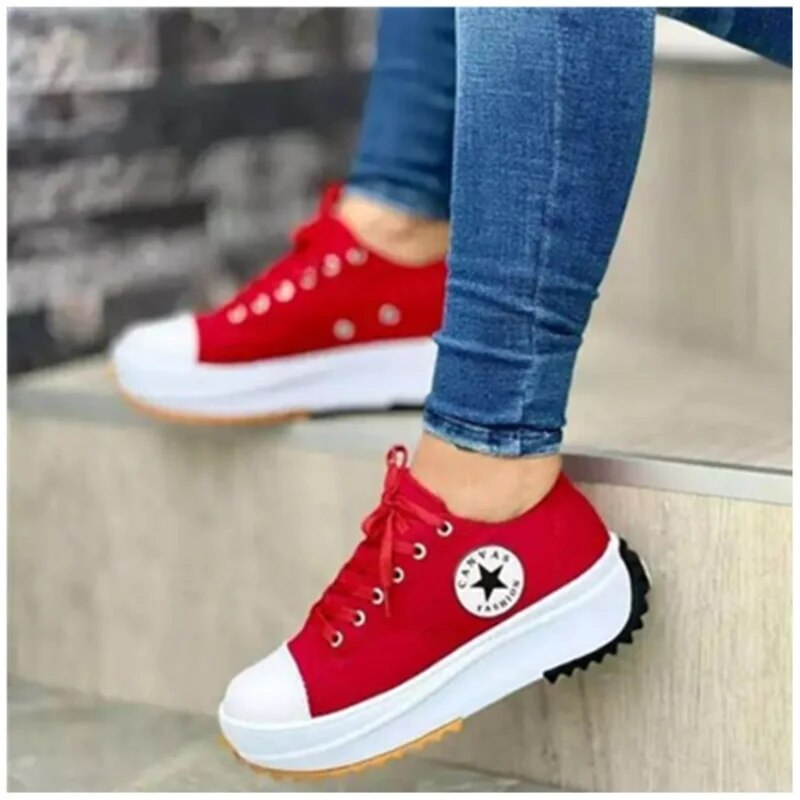 Sneakers met plateauzool Stella Star