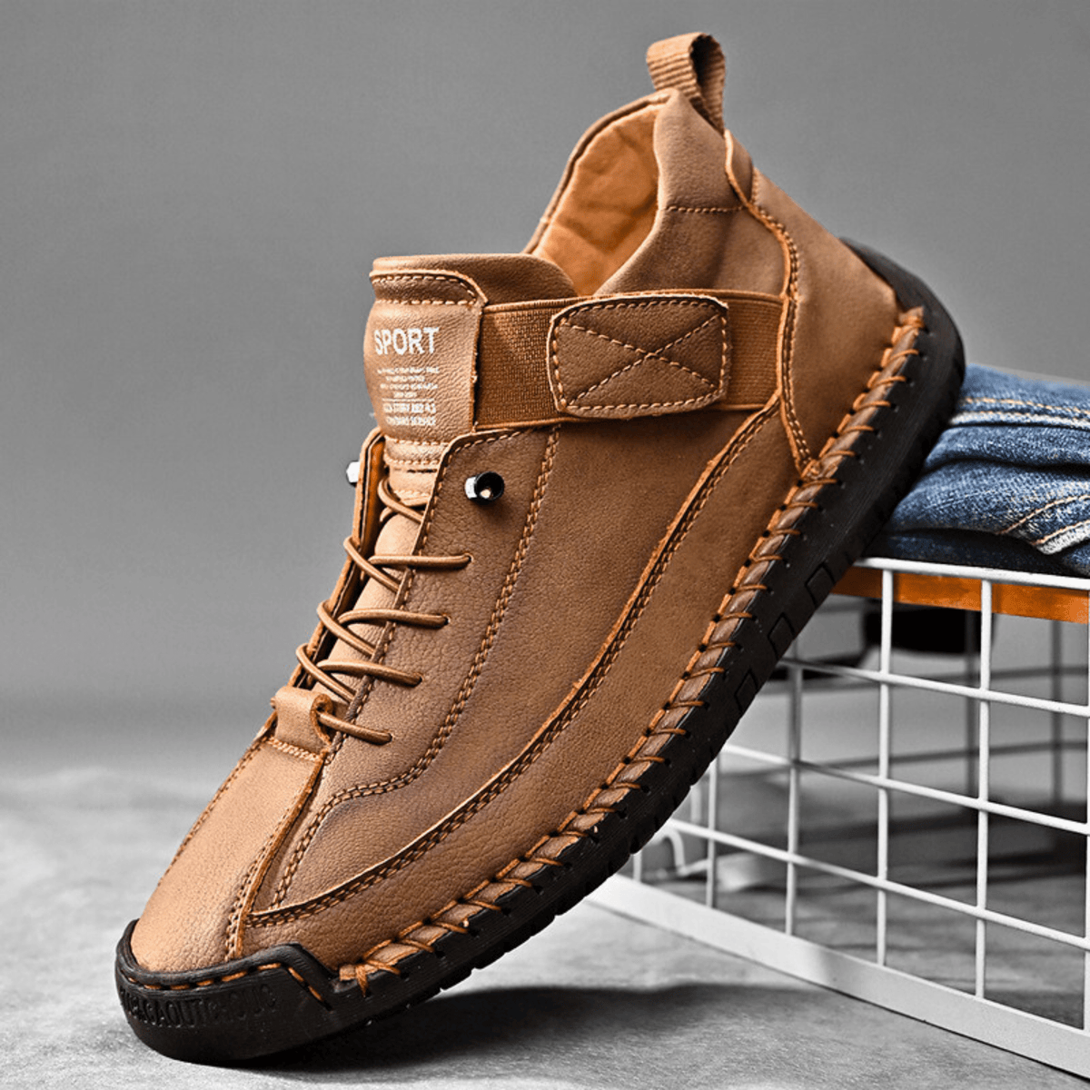 Leren sneakers Hutton Artisan