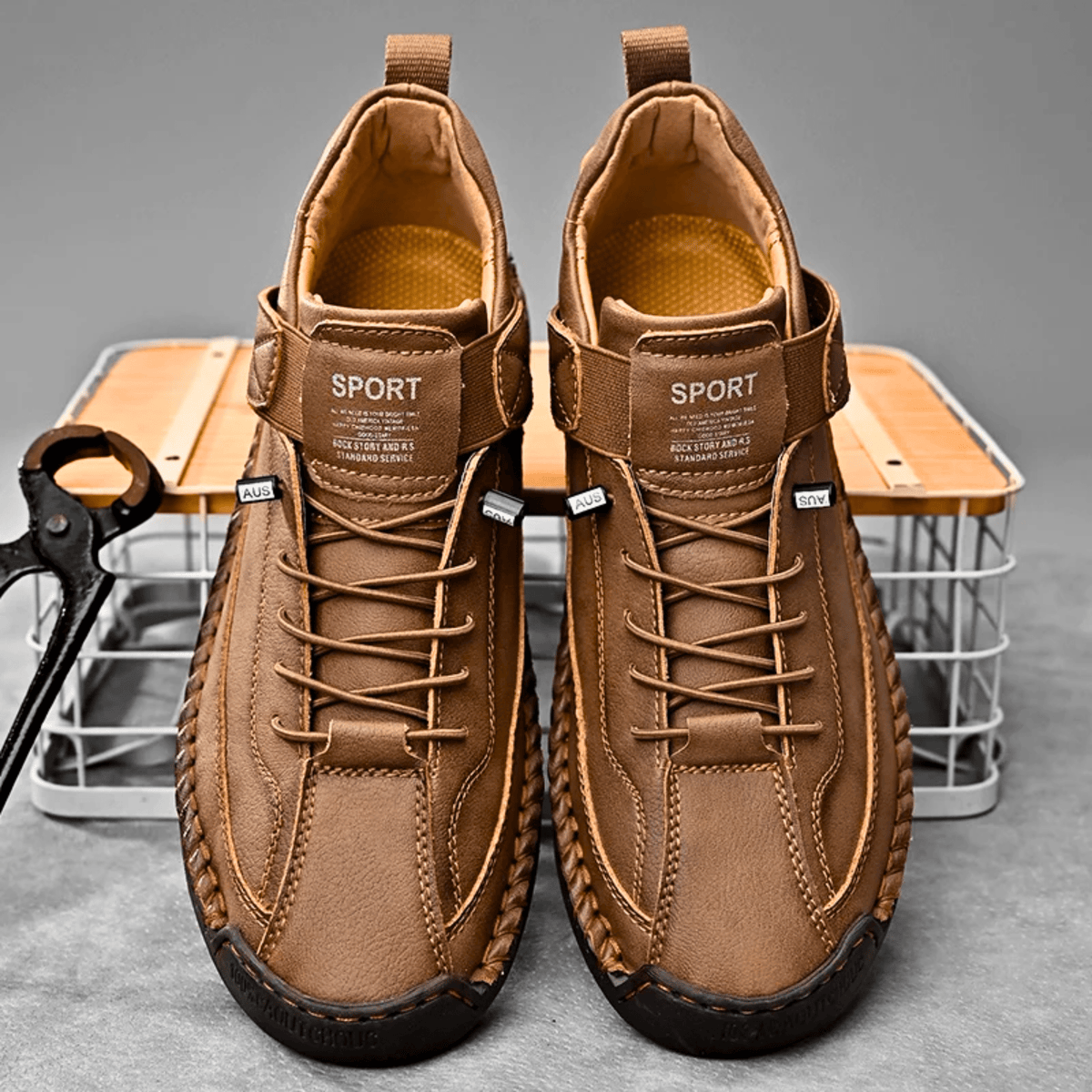 Leren sneakers Hutton Artisan