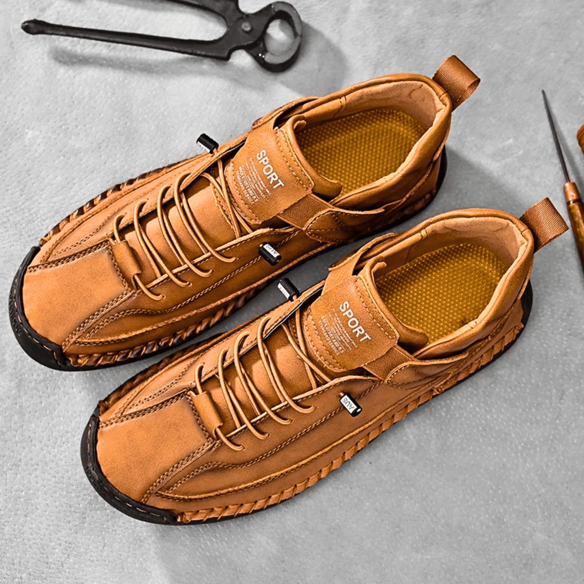 Leren sneakers Hutton Artisan