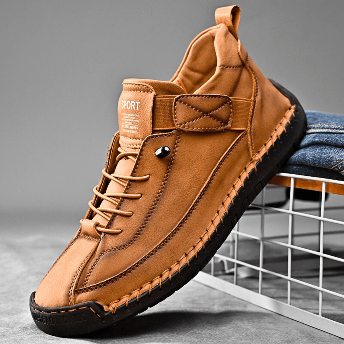 Leren sneakers Hutton Artisan
