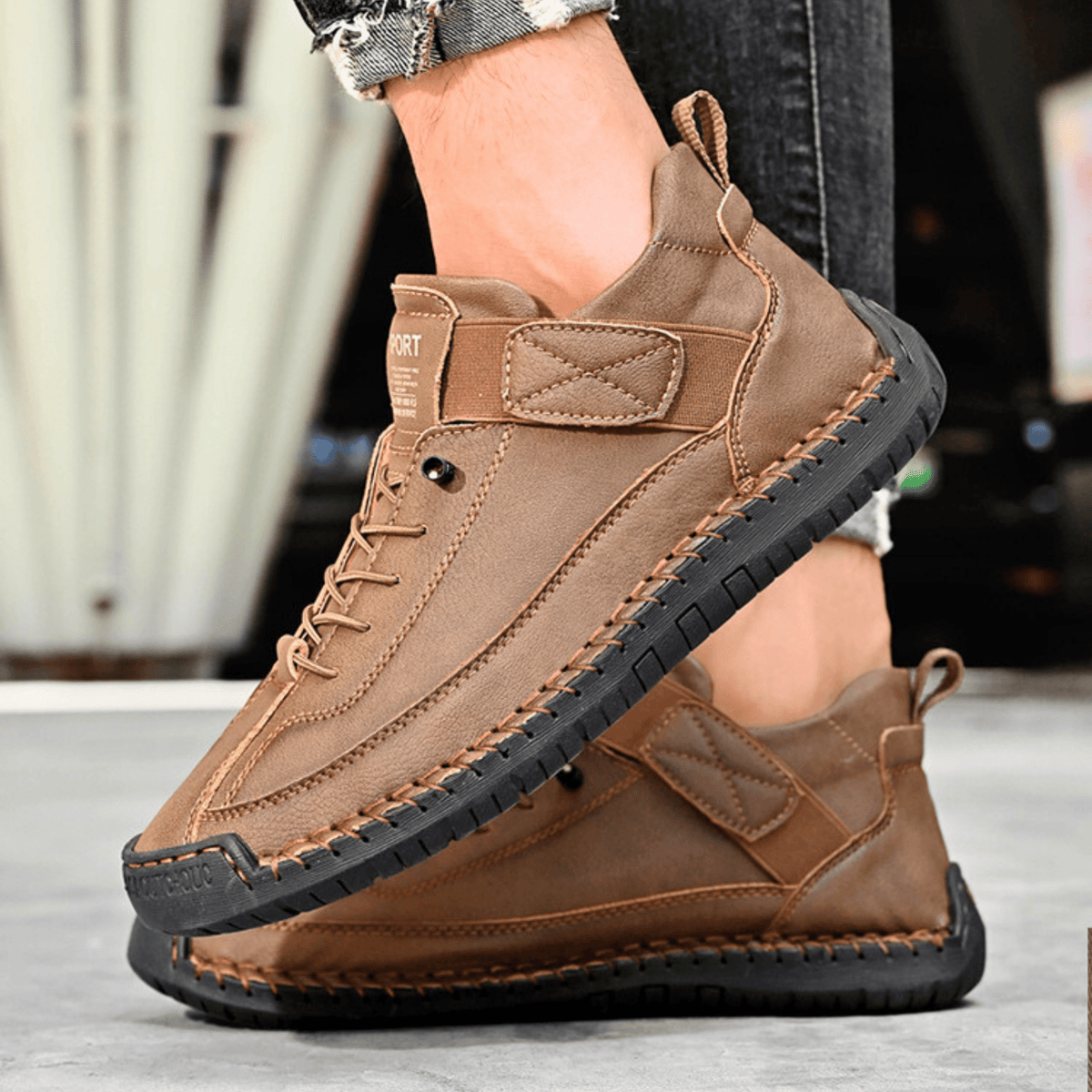 Leren sneakers Hutton Artisan