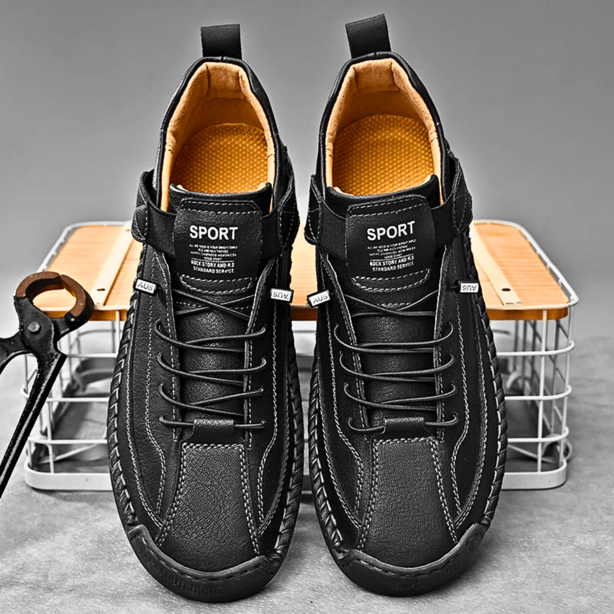 Leren sneakers Hutton Artisan