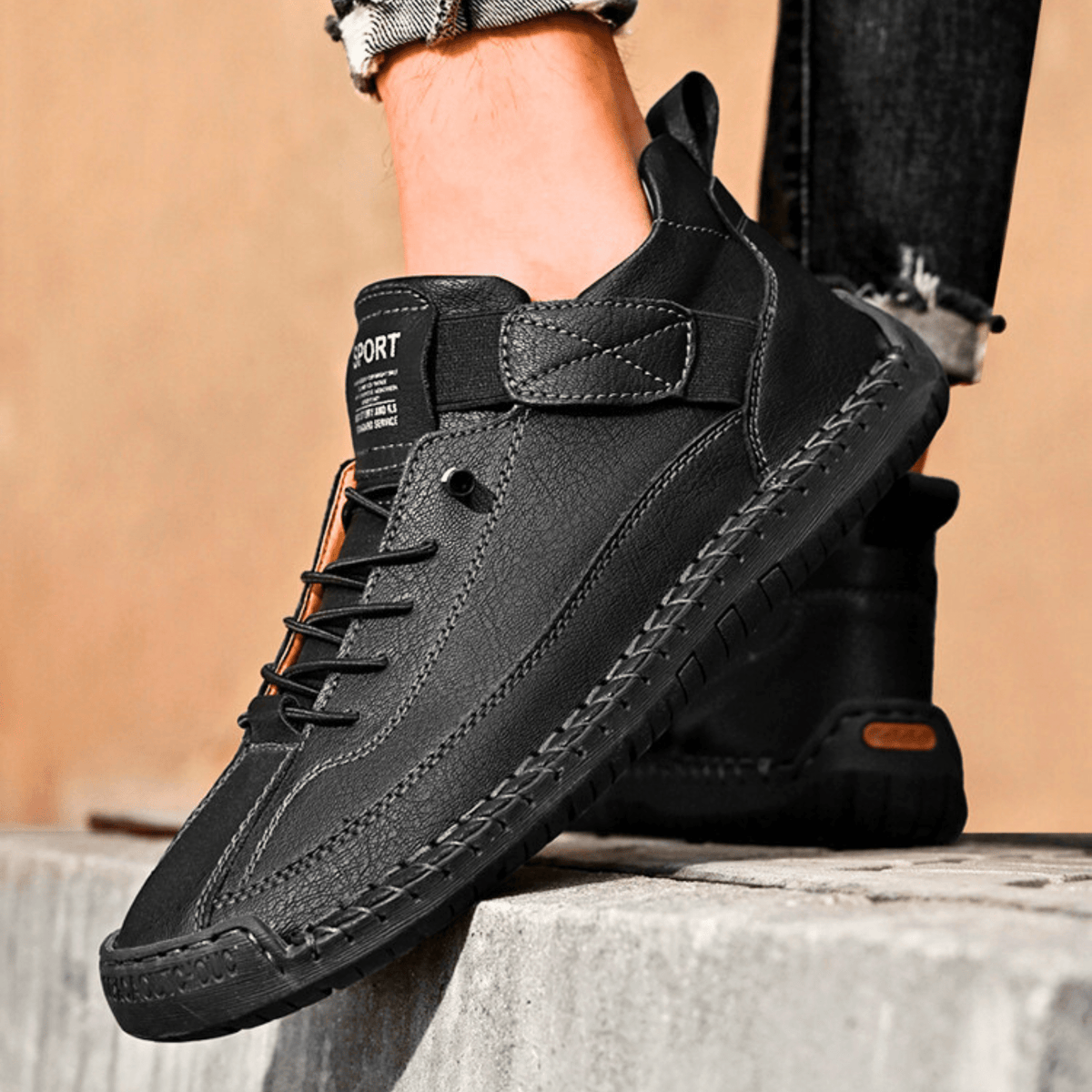 Leren sneakers Hutton Artisan