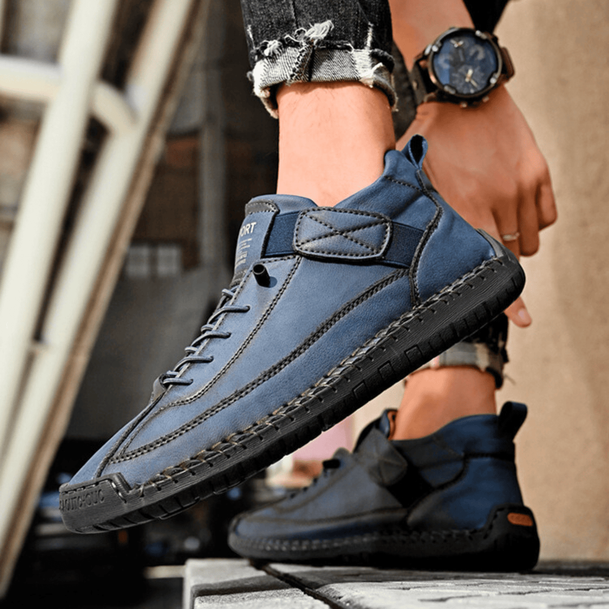 Leren sneakers Hutton Artisan