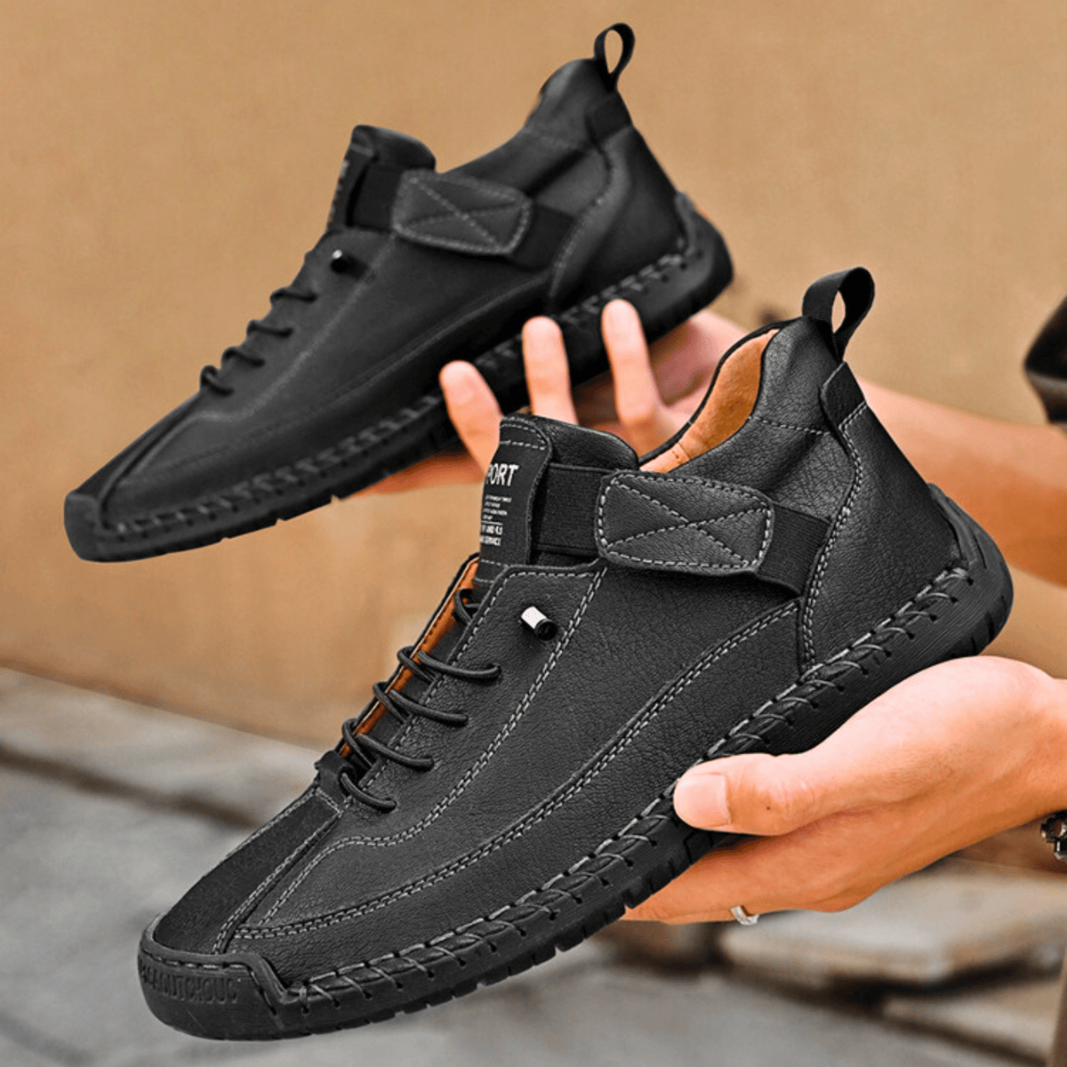 Leren sneakers Hutton Artisan