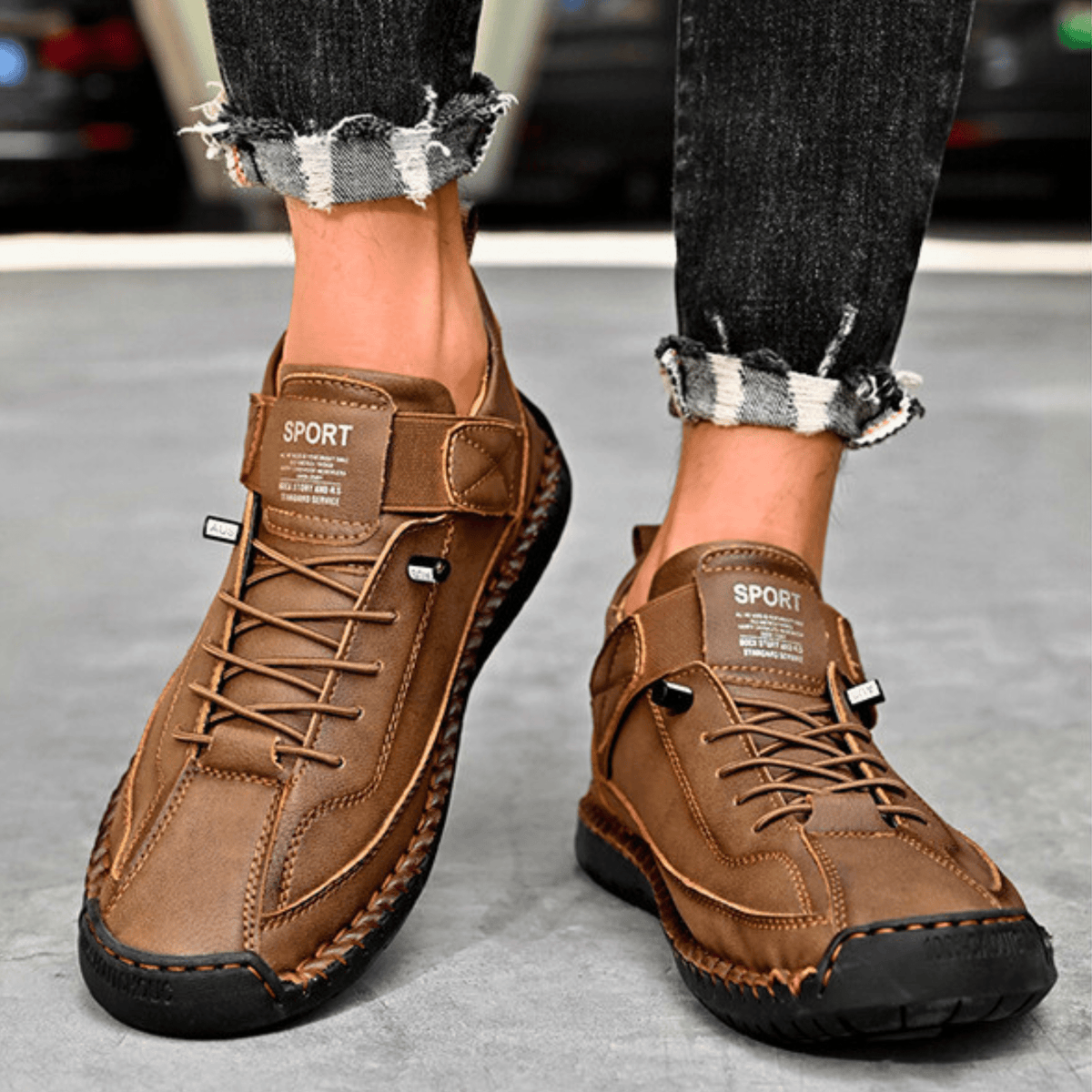 Leren sneakers Hutton Artisan