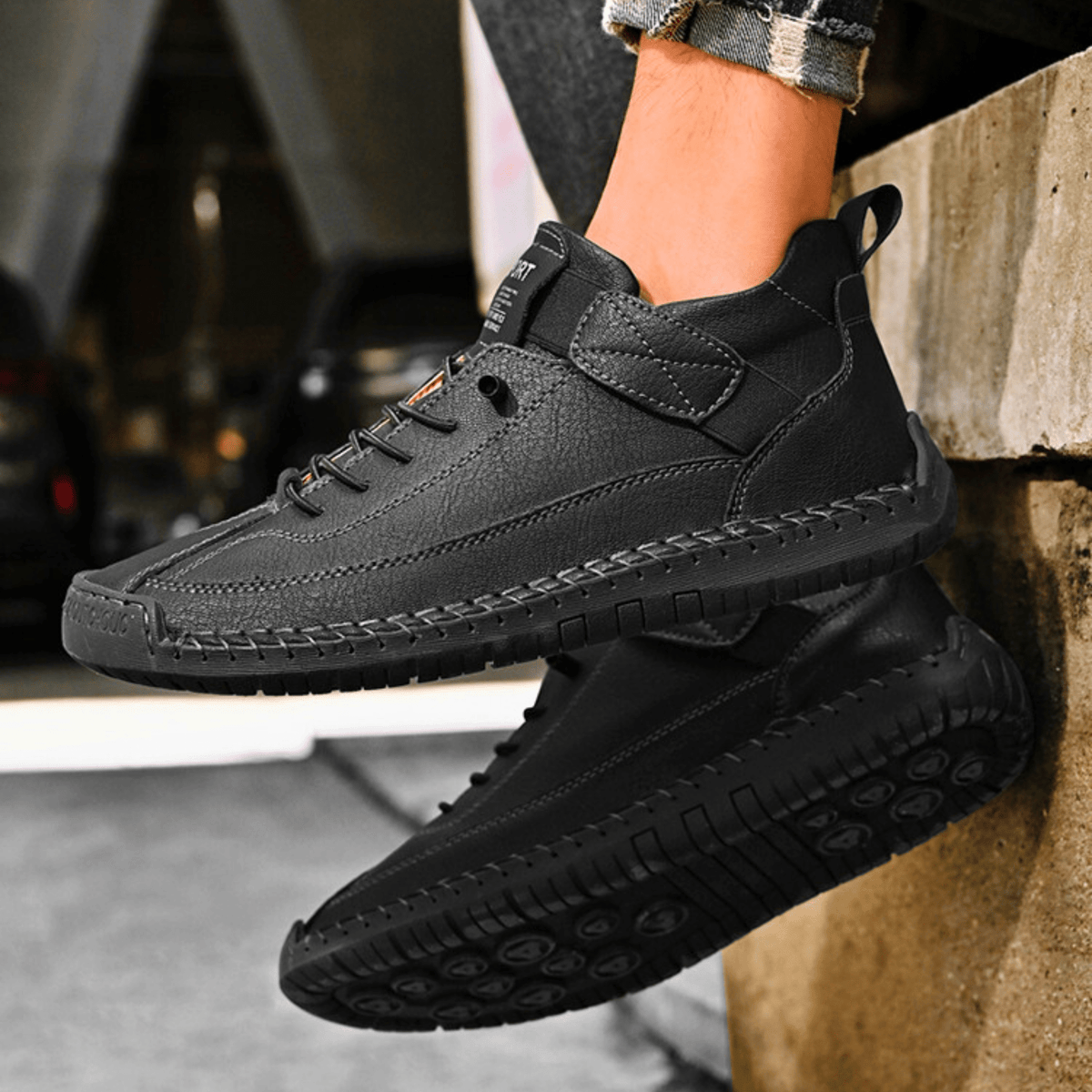 Leren sneakers Hutton Artisan