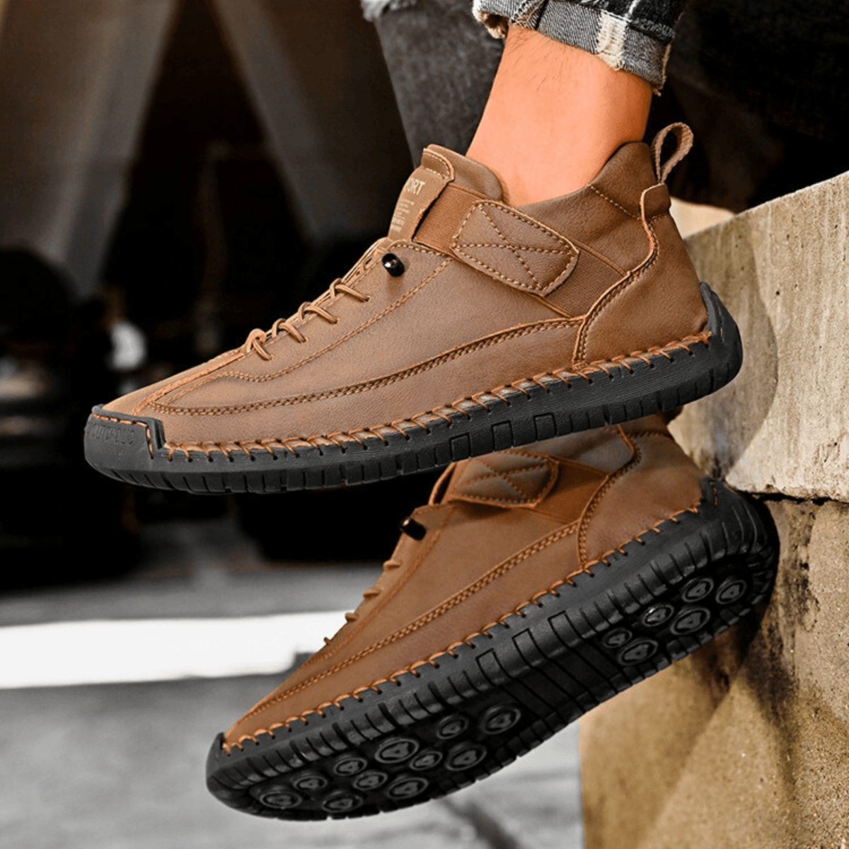Leren sneakers Hutton Artisan